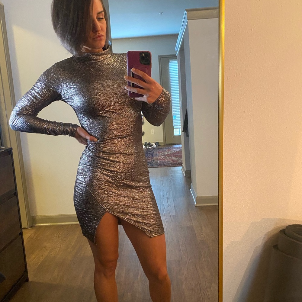 Sliver missguided dress!